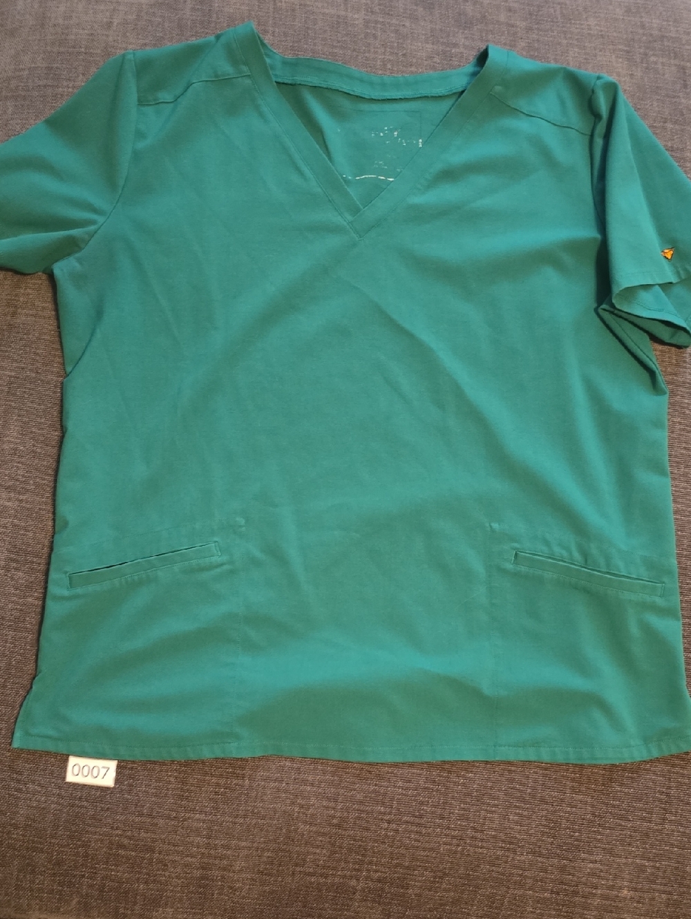 Poppy Scrubs The Caswell Scrub Top Hunter Green XL